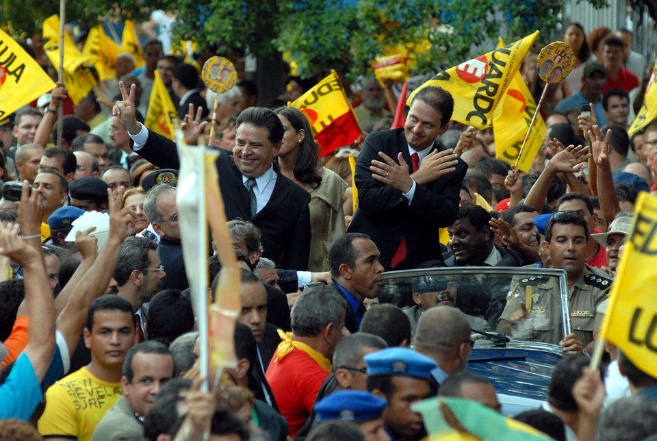 Eduardo Campos em campanha