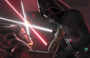 Ahsoka Tano deve enfrentar seu antigo mestre, o agora Lorde Sith Darth Vader